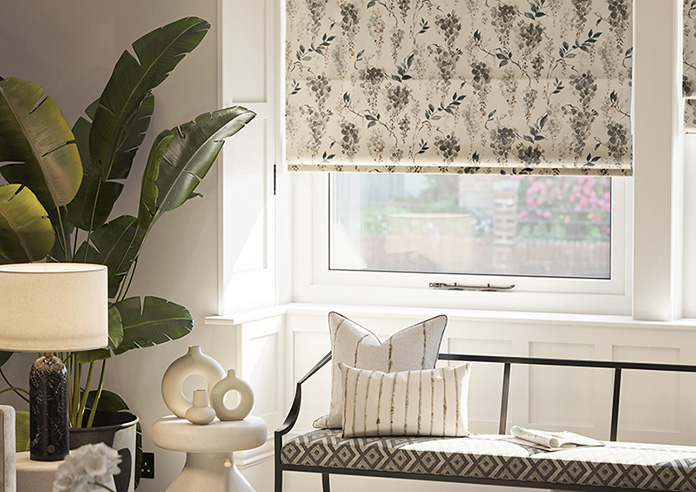 Wisteria Silk, Minimalist - Motorised Roman Blind - Image 5